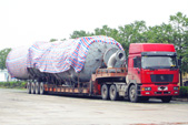 湖南至贵州金赤化工公司――大型化工设备运输